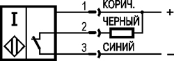 Схема подключения ISB WC43A8-32N-1,5-S4-1